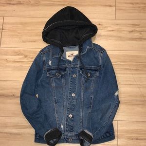 Hollister Ripped Jean Jacket